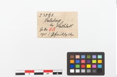 Etiketten zu Bronzepfeilspitze (NHMW-PRAE-023868)